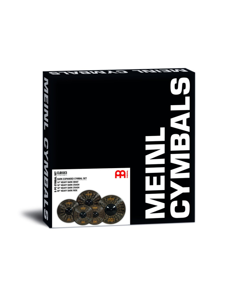 Meinl Cymbals CCD-CS4 Classics Custom Dark Expanded Cymbal Set
