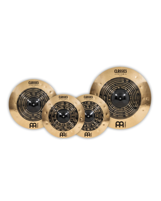 Meinl Cymbals CCDU141620 Classics Custom Dual Complete Cymbal Set - 14