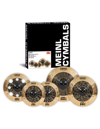 Meinl Cymbals CCDU4680 Classics Custom Dual Expanded Cymbal Set - 14