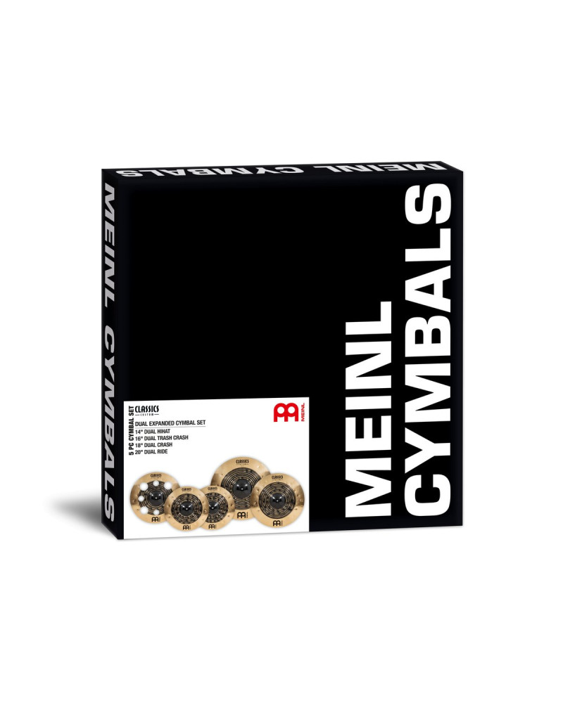 Meinl Cymbals CCDU4680 Classics Custom Dual Expanded Cymbal Set - 14