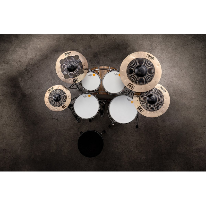 Meinl Cymbals CCDU4680 Classics Custom Dual Expanded Cymbal Set - 14