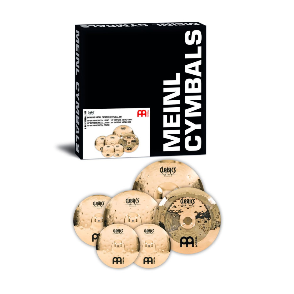 Meinl Cymbals CCEM-CS1 Classics Custom Extreme Metal Expanded Cymbal Set