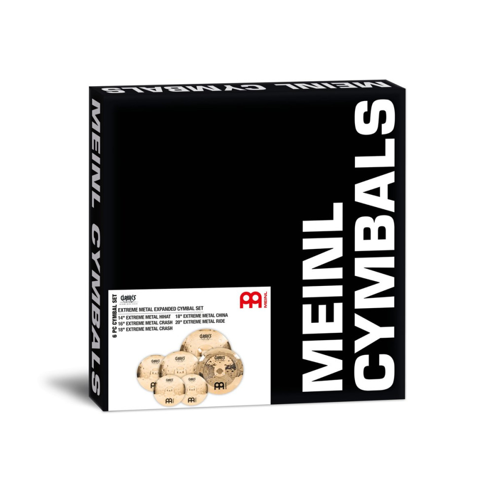 Meinl Cymbals CCEM-CS1 Classics Custom Extreme Metal Expanded Cymbal Set