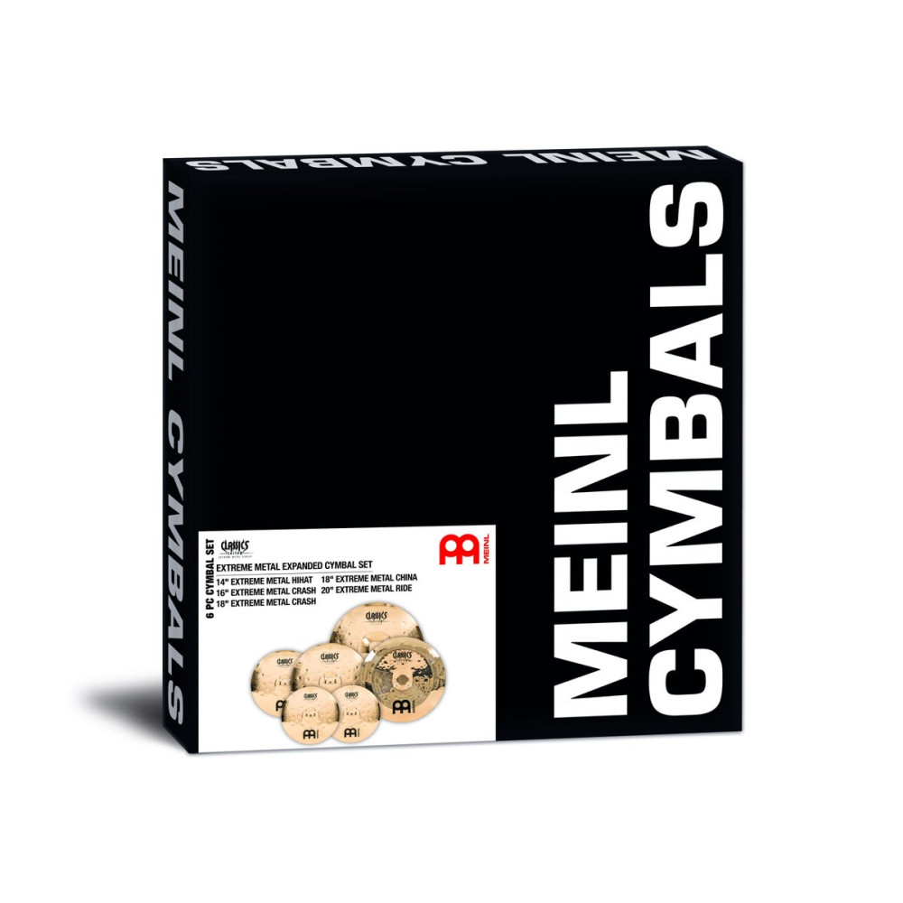 Meinl Cymbals CCEM-CS1 Classics Custom Extreme Metal Expanded Cymbal Set