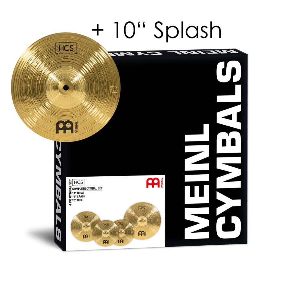 Meinl Cymbals HCS141620+10 HCS Complete Cymbal Set-Up - 14