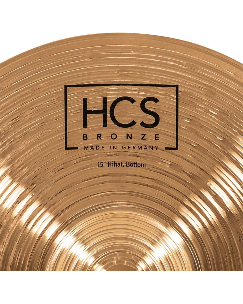 Meinl Cymbals HCSB15H HCS Bronze Hihat - 15