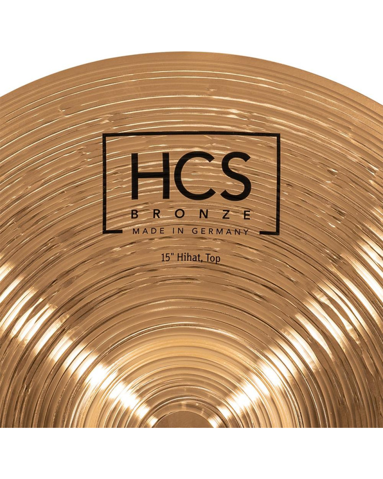 Meinl Cymbals HCSB15H HCS Bronze Hihat - 15