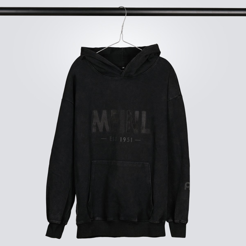 Meinl Cymbals M-HOOD-WB-3XL Oversized Hoodie Vintage Logo Denim Gray - Size XXXL