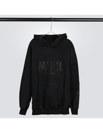 Meinl Cymbals M-HOOD-WB-L Oversized Hoodie Vintage Logo Denim Gray - Size L