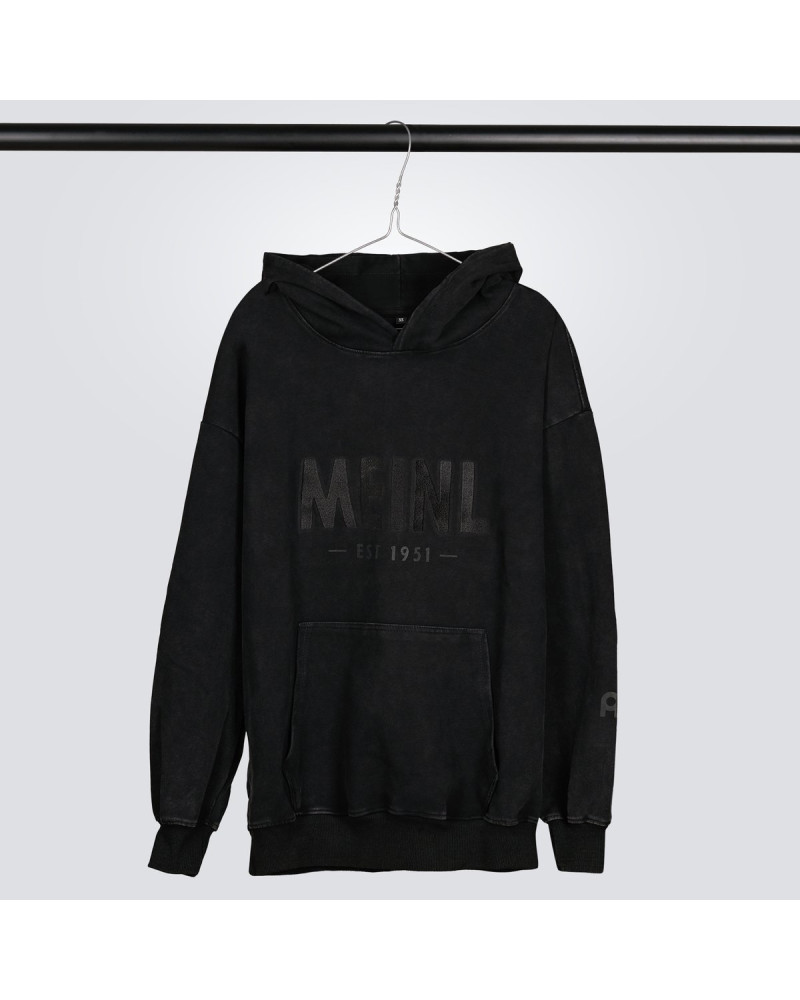 Meinl Cymbals M-HOOD-WB-L Oversized Hoodie Vintage Logo Denim Gray - Size L