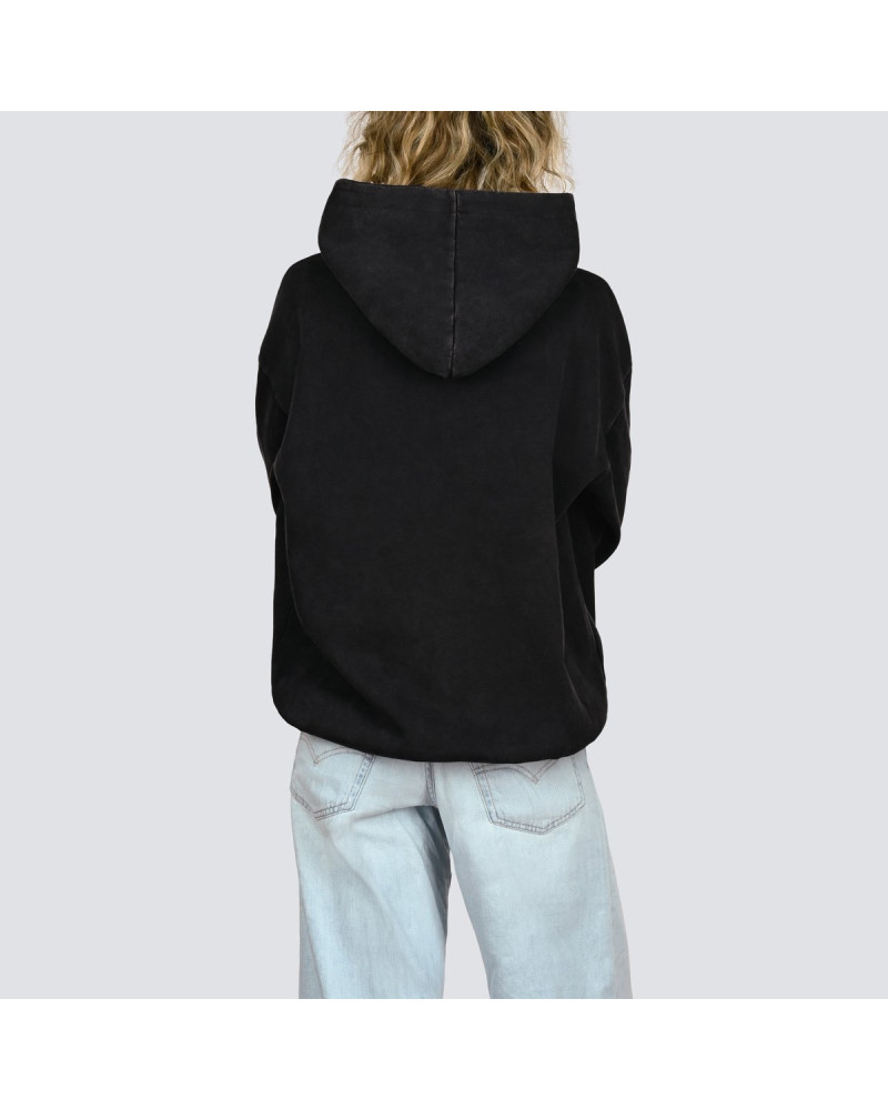 Meinl Cymbals M-HOOD-WB-XS Oversized Hoodie Vintage Logo Denim Gray - Size XS