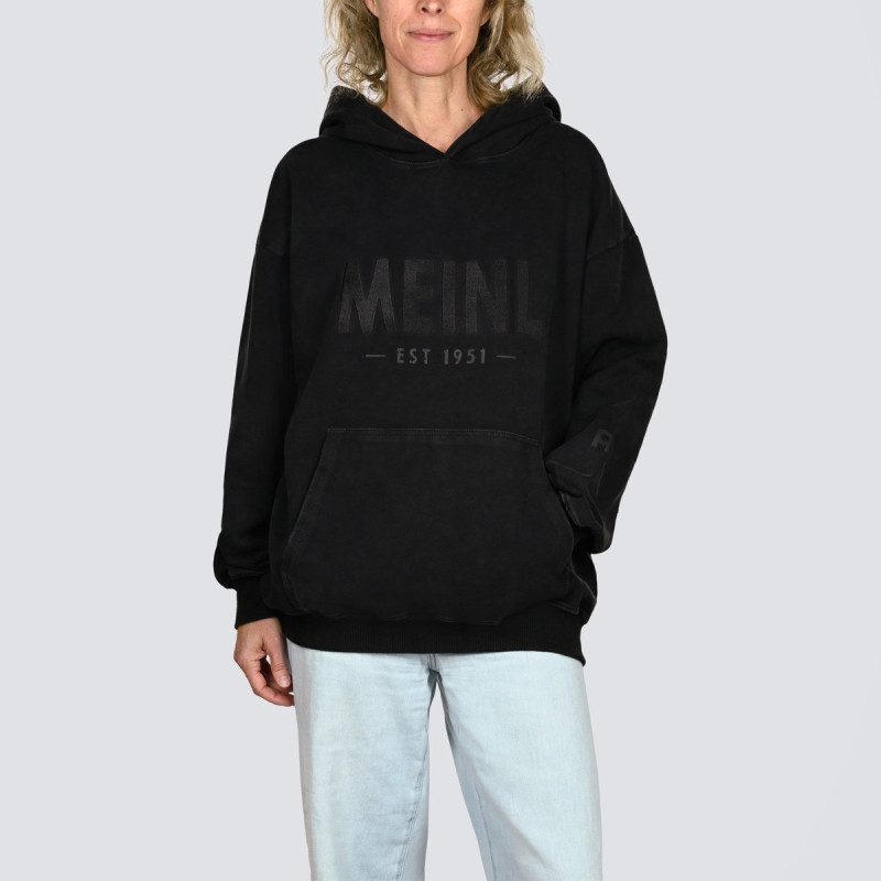 Meinl Cymbals M-HOOD-WB-XXL Oversized Hoodie Vintage Logo Denim Gray - Size XXL