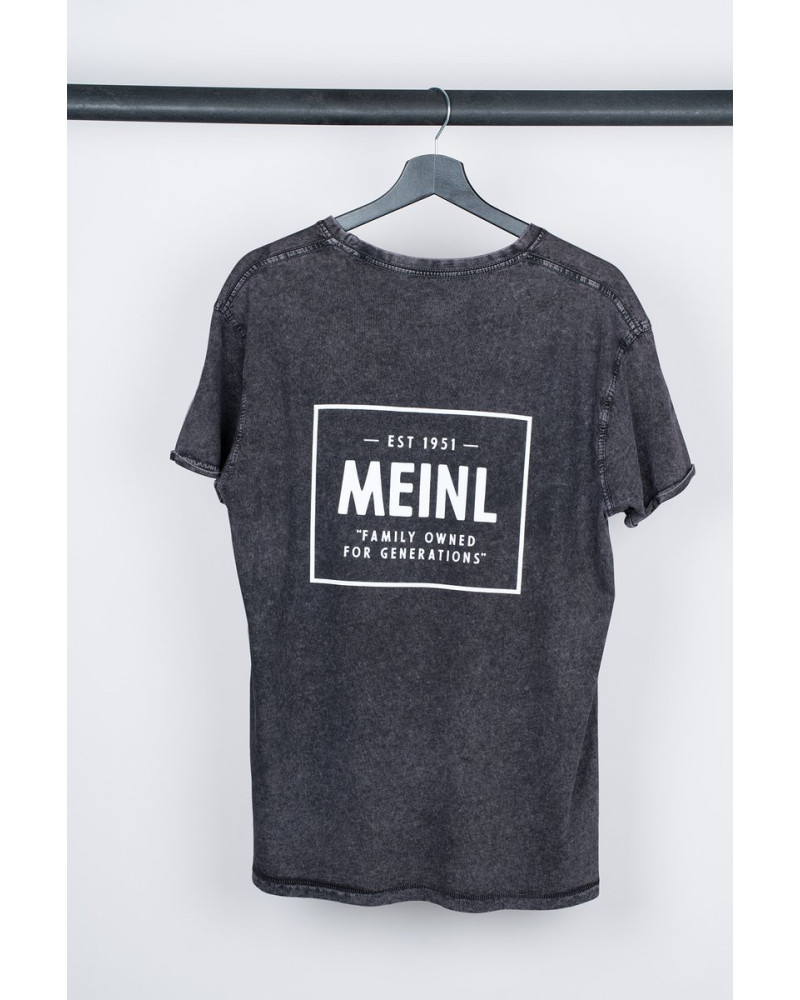 Meinl Cymbals M-VIN-WB-L T-Shirt Vintage Logo Denim Gray - Size L