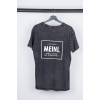 Meinl Cymbals M-VIN-WB-M T-Shirt Vintage Logo Denim Gray - Size M