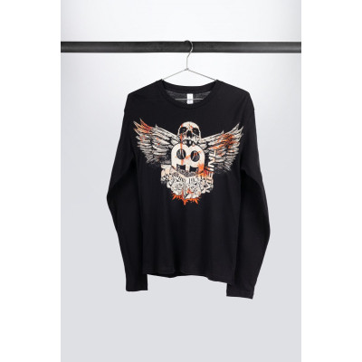 Meinl Cymbals M86-XXL Meinl longsleeve black with imprinted jawbreaker frontprint