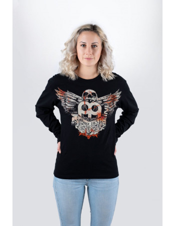 Meinl Cymbals M86-XXL Meinl longsleeve black with imprinted jawbreaker frontprint