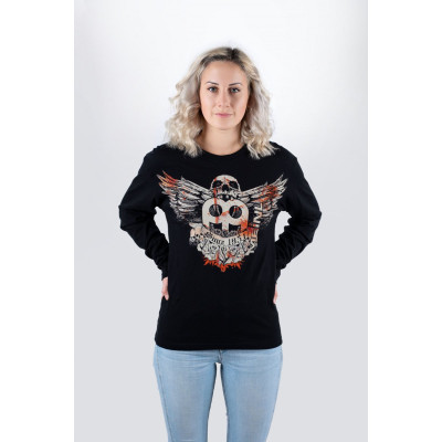 Meinl Cymbals M86-XXL Meinl longsleeve black with imprinted jawbreaker frontprint