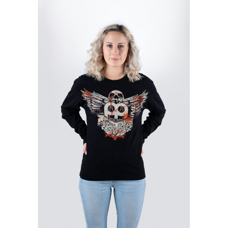 Meinl Cymbals M86-XXL Meinl longsleeve black with imprinted jawbreaker frontprint