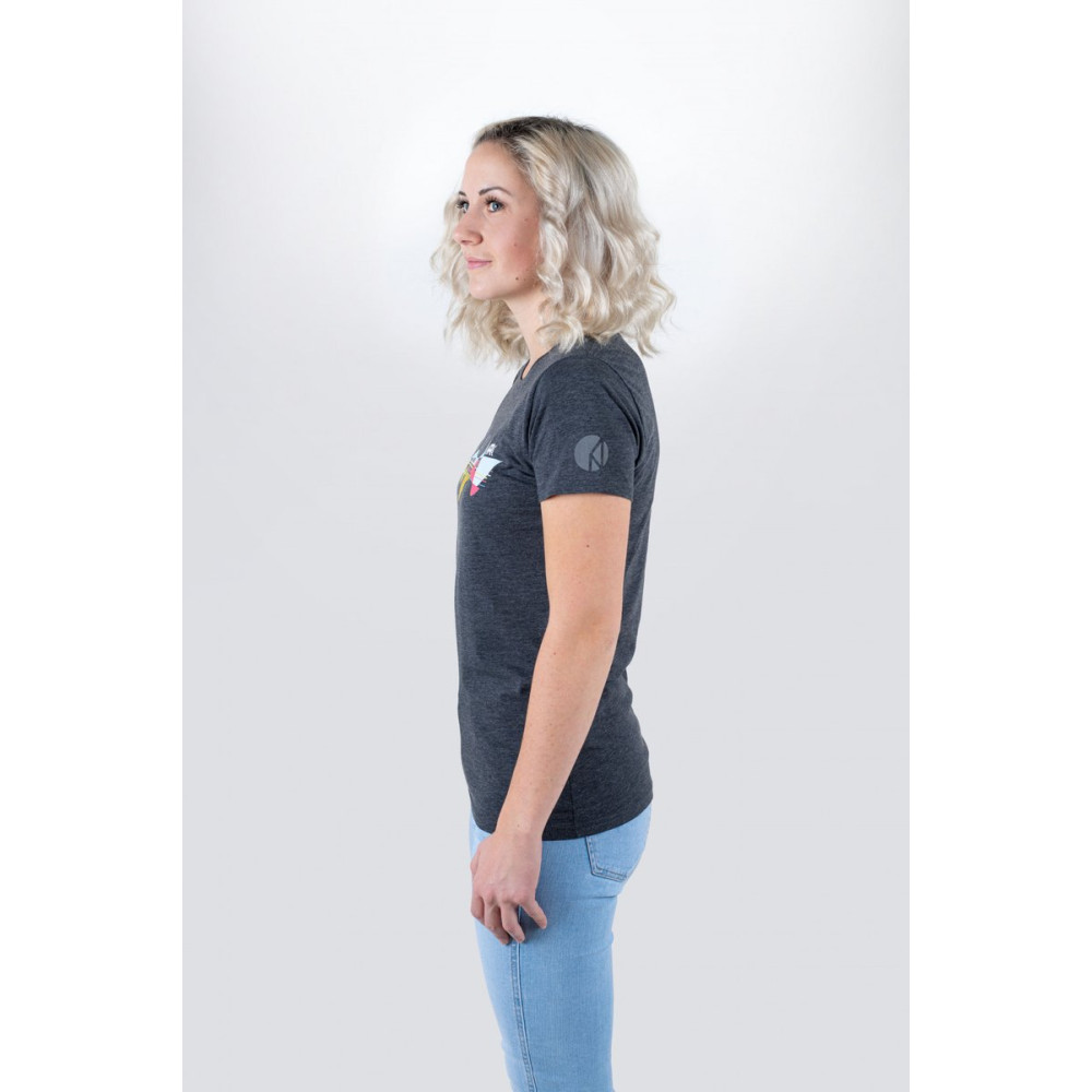 Meinl Cymbals M92-GM-L-GIRL MEINL Ladies T-Shirt designed by Anika Nilles - Size L Grey