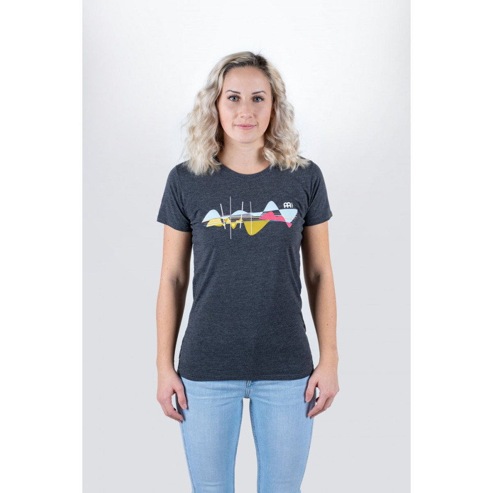 Meinl Cymbals M92-GM-M-GIRL MEINL Ladies T-Shirt designed by Anika Nilles - Size M Grey