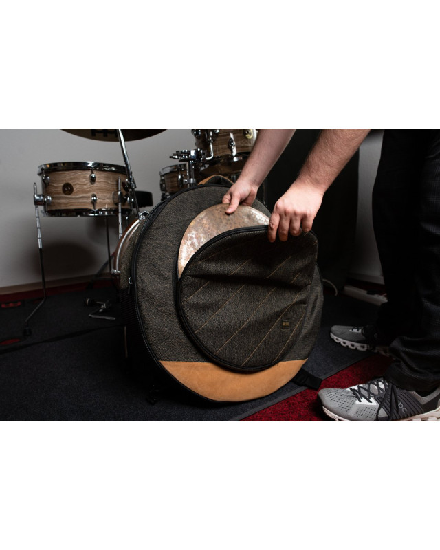 Meinl Cymbals MCCB22MO Classic Woven Cymbal Bag - 22” Mocha Tweed