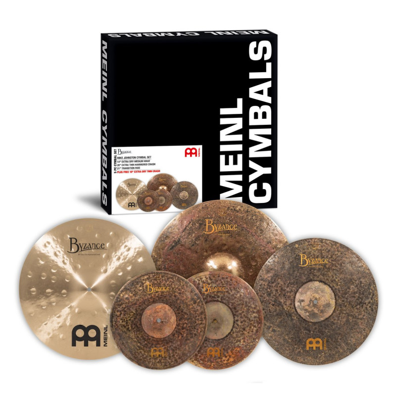 Meinl Cymbals MJ401+18 Cymbalset Byzance Mike Johnston Set