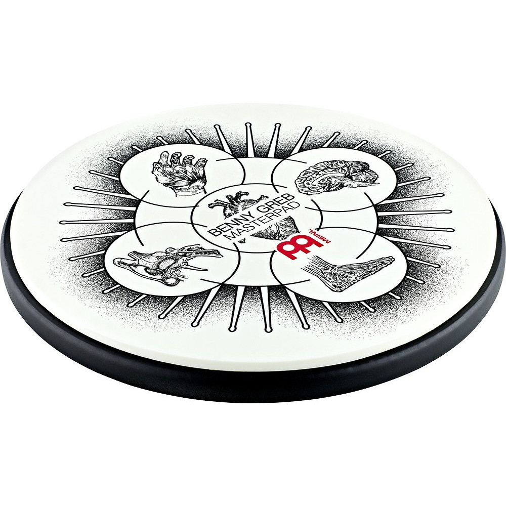 Meinl Cymbals MPP-12-BG Benny Greb Signature Practice Pad - 12