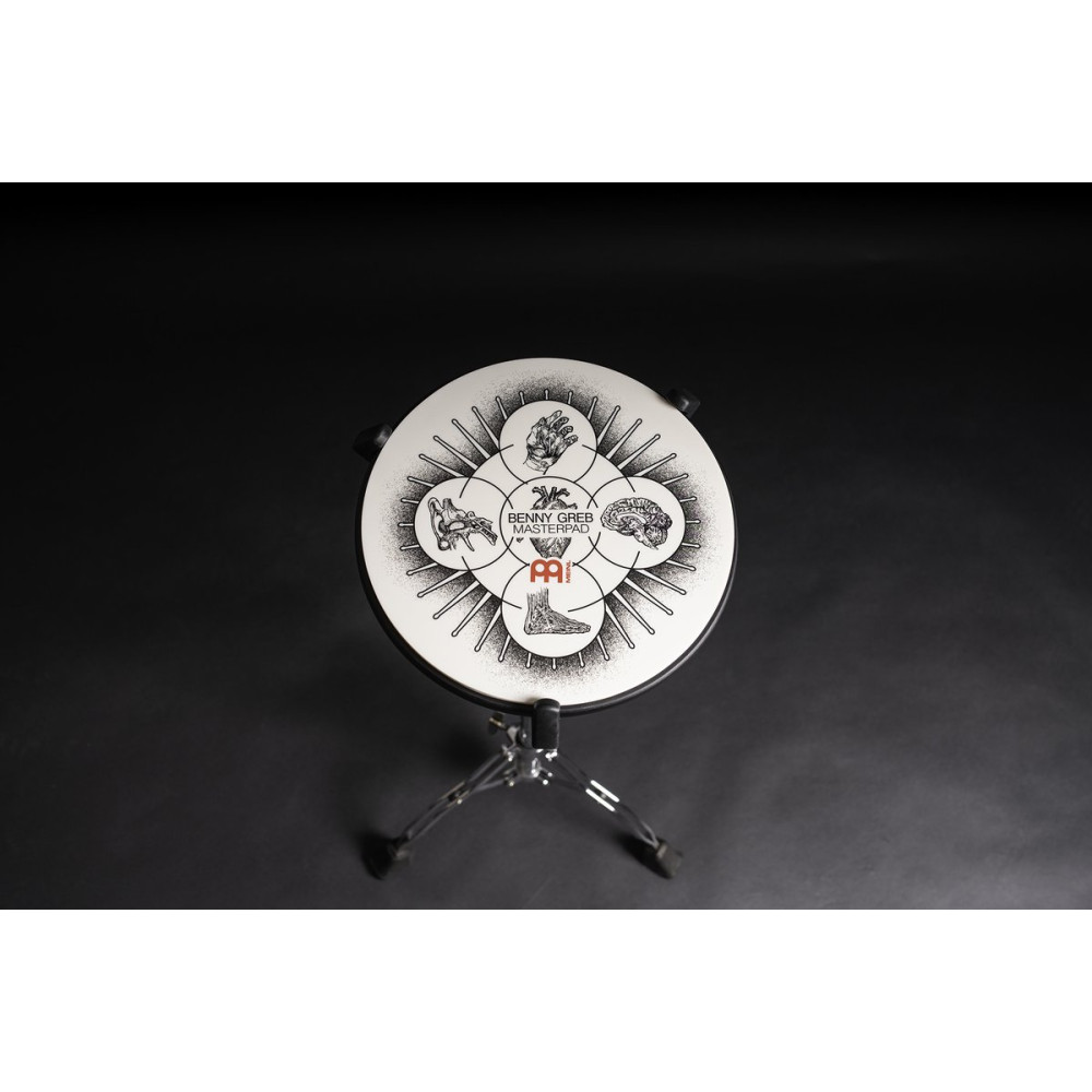 Meinl Cymbals MPP-12-BG Benny Greb Signature Practice Pad - 12