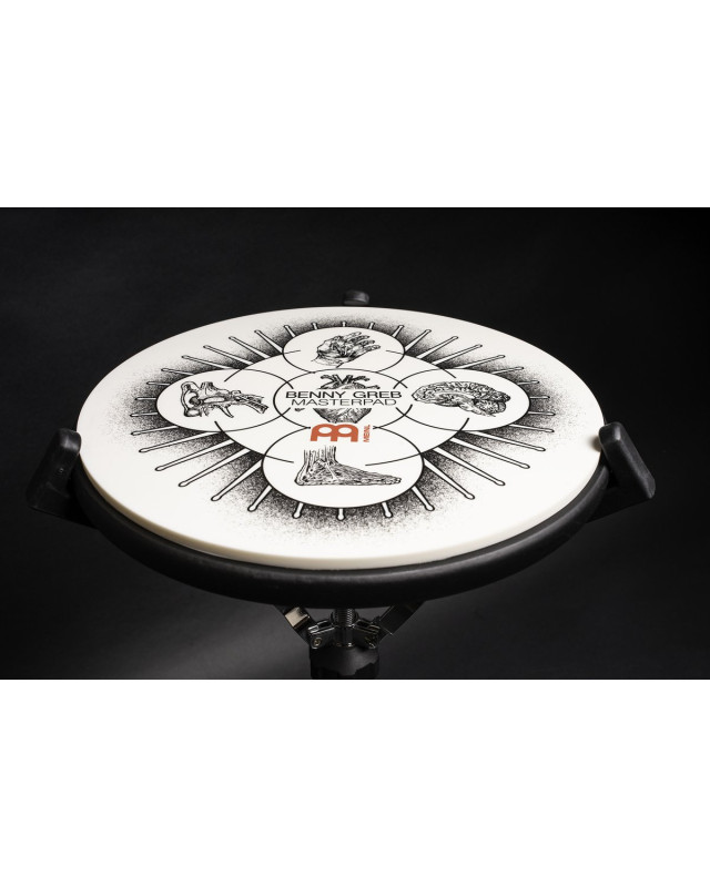 Meinl Cymbals MPP-12-BG Benny Greb Signature Practice Pad - 12