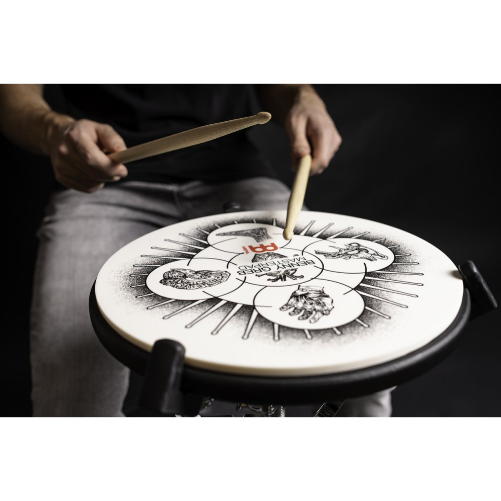 Meinl Cymbals MPP-12-BG Benny Greb Signature Practice Pad - 12