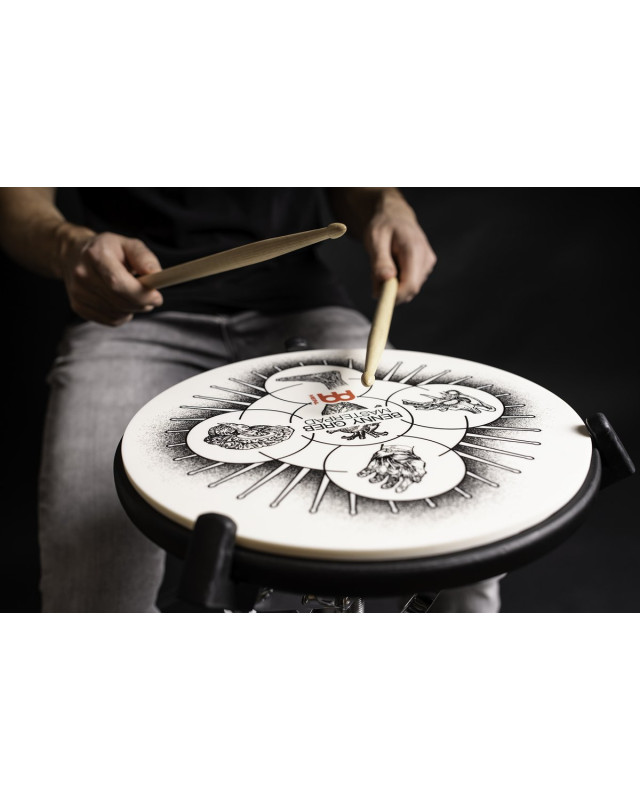 Meinl Cymbals MPP-12-BG Benny Greb Signature Practice Pad - 12