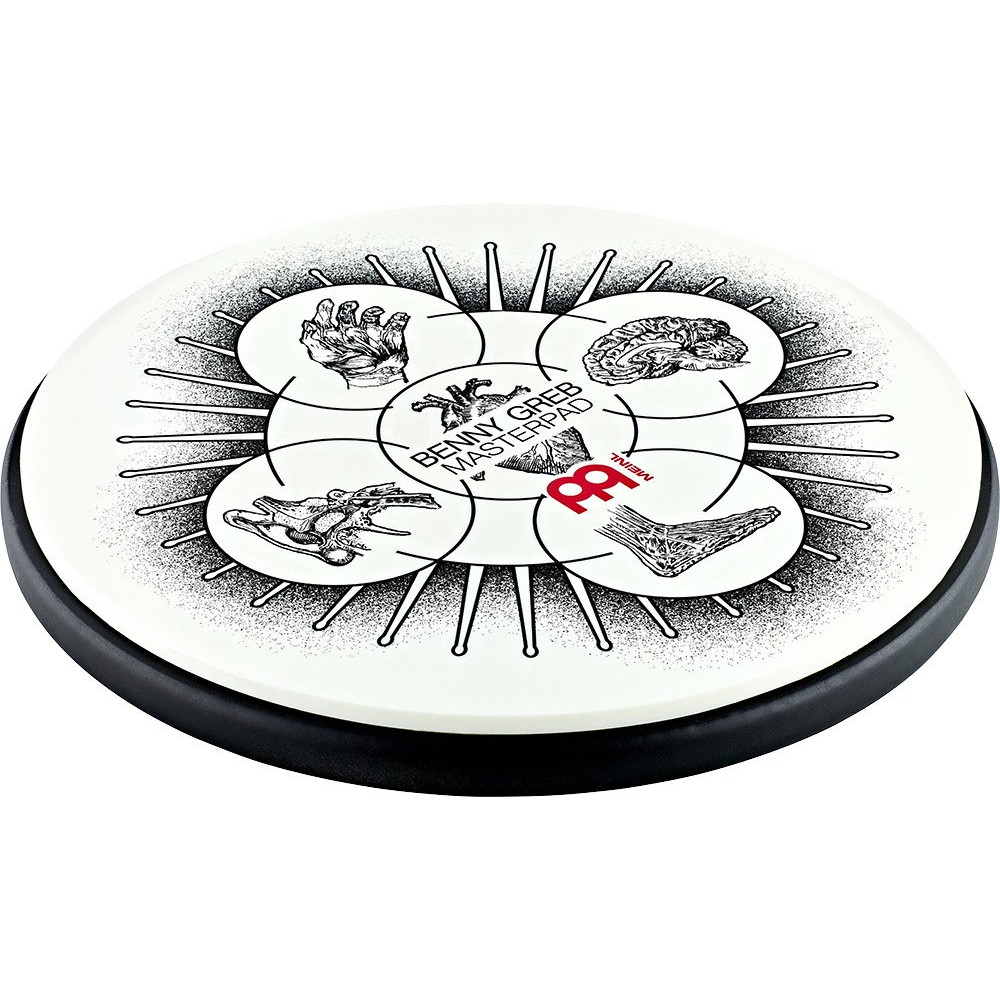Meinl Cymbals MPP-12-BG Benny Greb Signature Practice Pad - 12