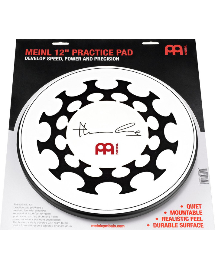 Meinl Cymbals MPP-12-TL Thomas Lang Signature Practice Pad - 12