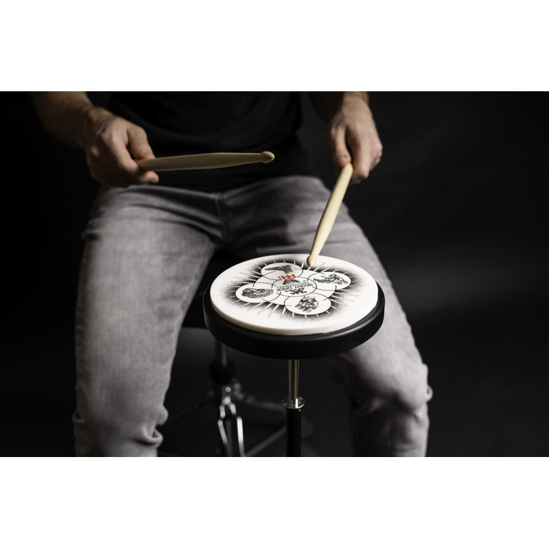 Meinl Cymbals MPP-6-BG Benny Greb Signature Practice Pad - 6