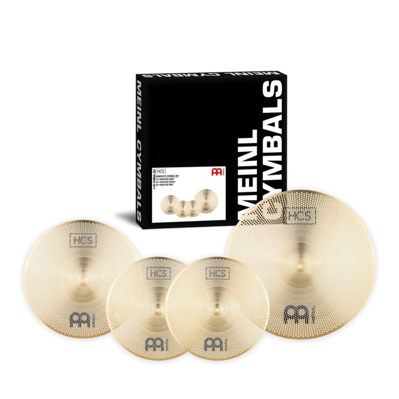 Meinl Cymbals P-HCS141620 HCS Practice Cymbal Set - 14