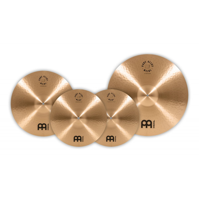 Meinl Cymbals PA141620 Pure Alloy Cymbal Set - 14” / 16” / 20”