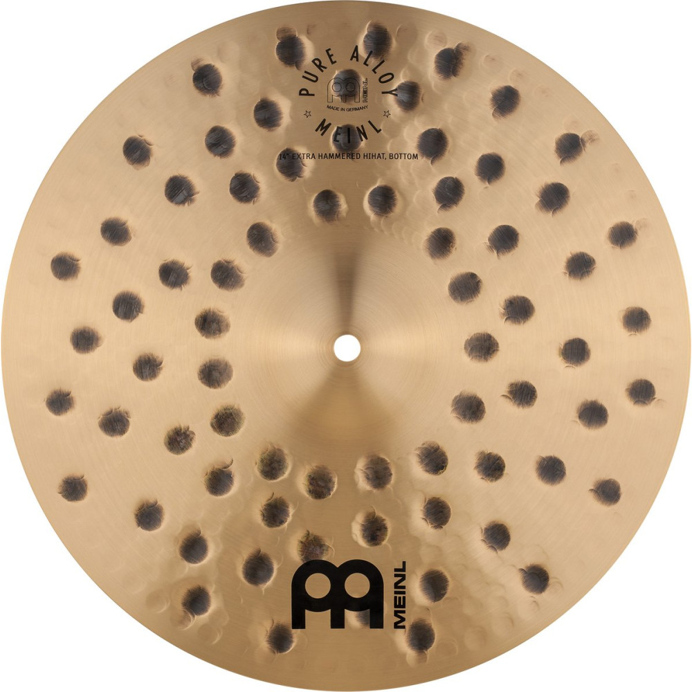 Meinl Cymbals PA14EHH Pure Alloy Extra Hammered Hihat - 14