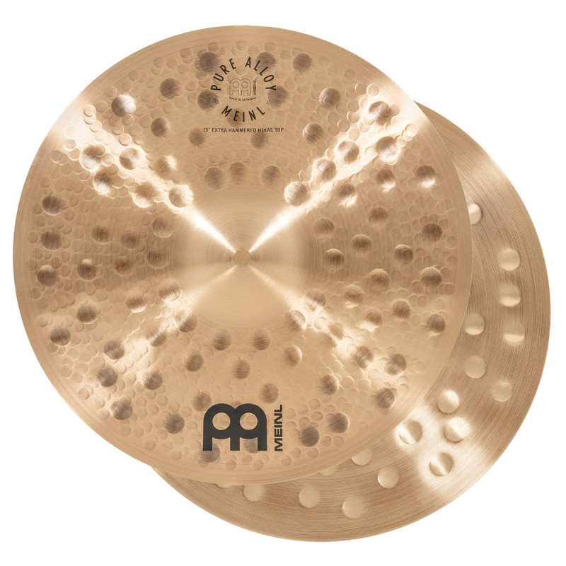 Meinl Cymbals PA15EHH Pure Alloy Extra Hammered Hihat - 15