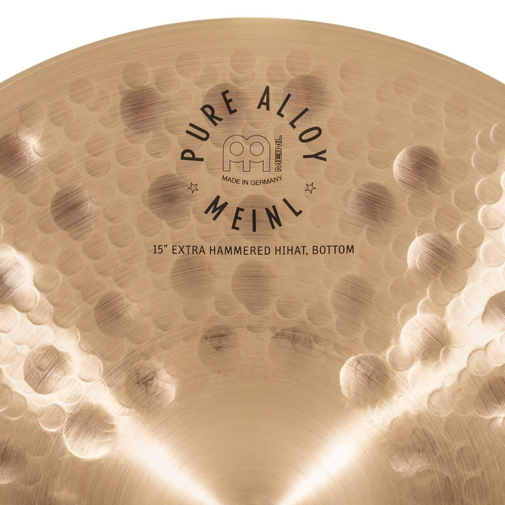 Meinl Cymbals PA15EHH Pure Alloy Extra Hammered Hihat - 15