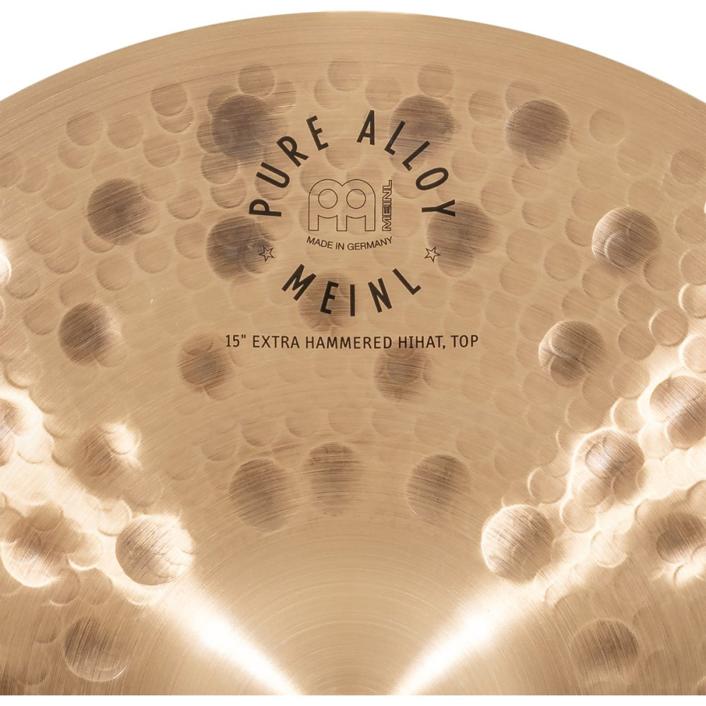 Meinl Cymbals PA15EHH Pure Alloy Extra Hammered Hihat - 15