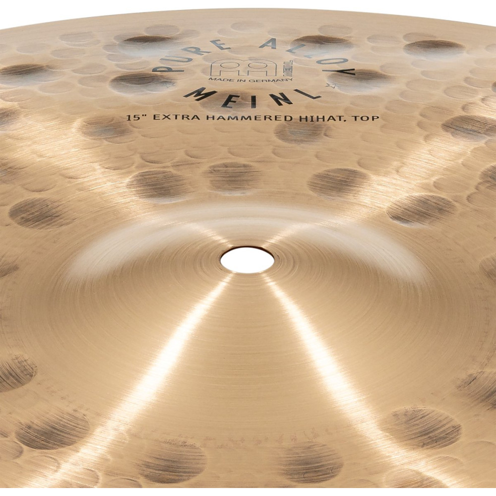 Meinl Cymbals PA15EHH Pure Alloy Extra Hammered Hihat - 15