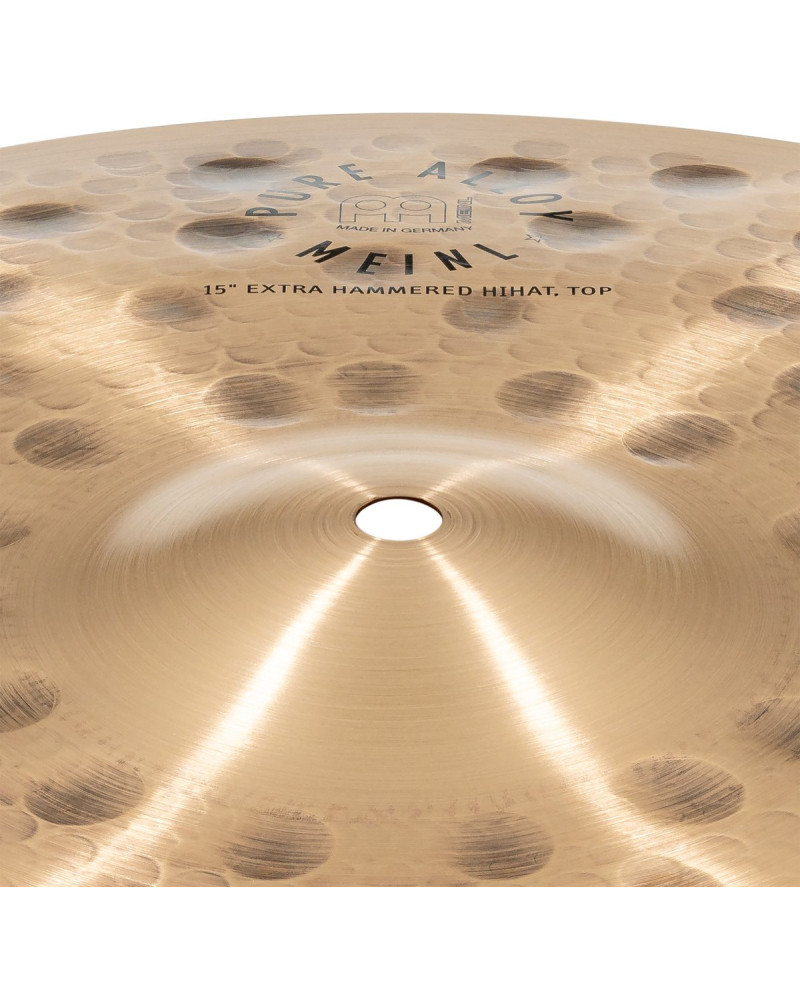 Meinl Cymbals PA15EHH Pure Alloy Extra Hammered Hihat - 15