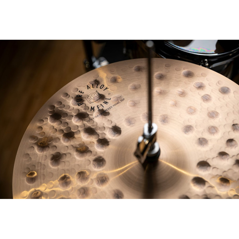 Meinl Cymbals PA15EHH Pure Alloy Extra Hammered Hihat - 15
