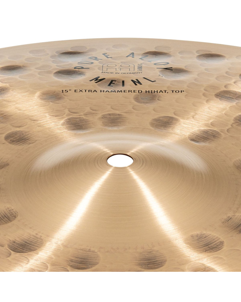 Meinl Cymbals PA15EHH Pure Alloy Extra Hammered Hihat - 15