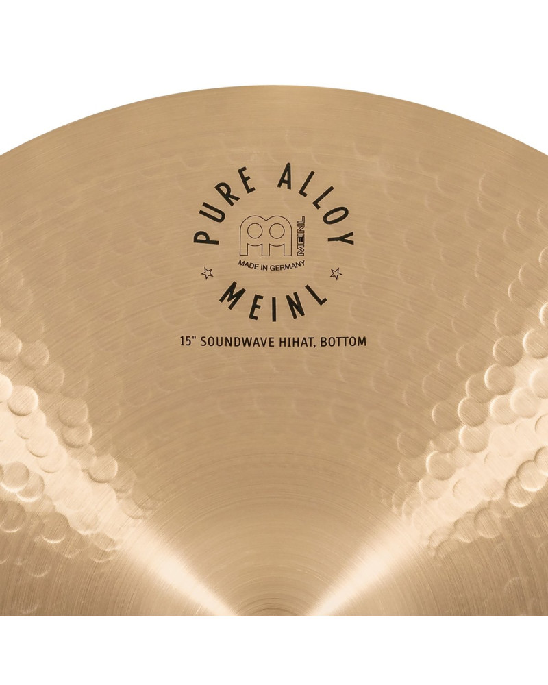 Meinl Cymbals PA15SWH Pure Alloy Soundwave Hihat - 15