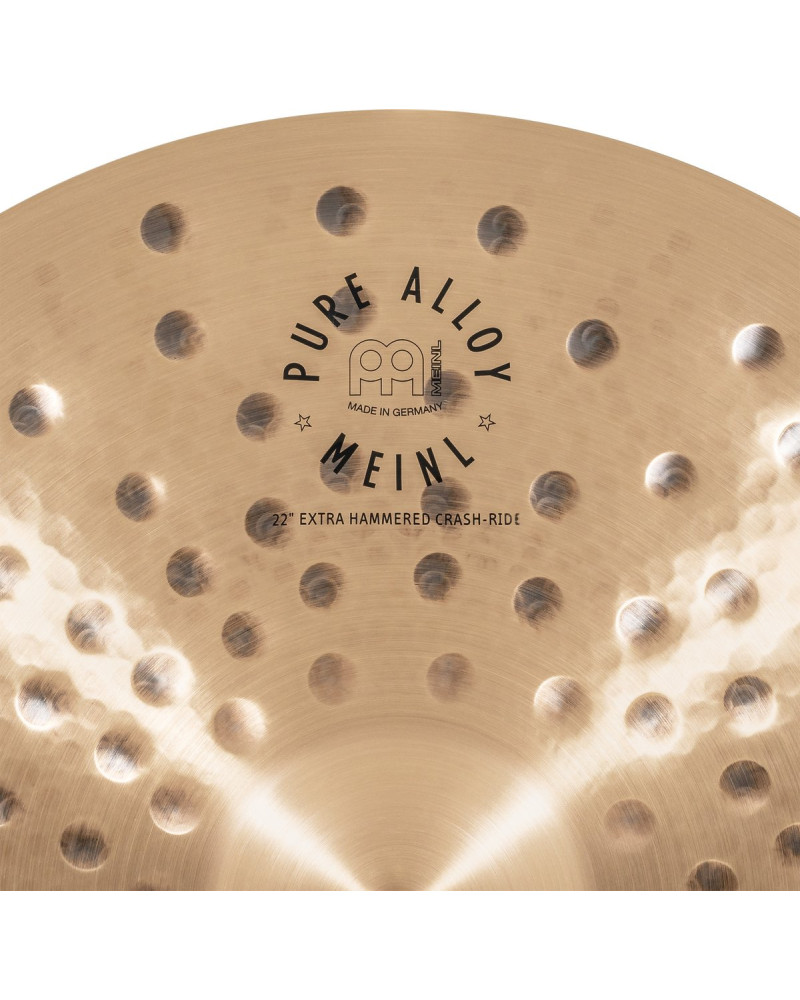 Meinl Cymbals PA22EHCR Pure Alloy Extra Hammered Crash-Ride - 22