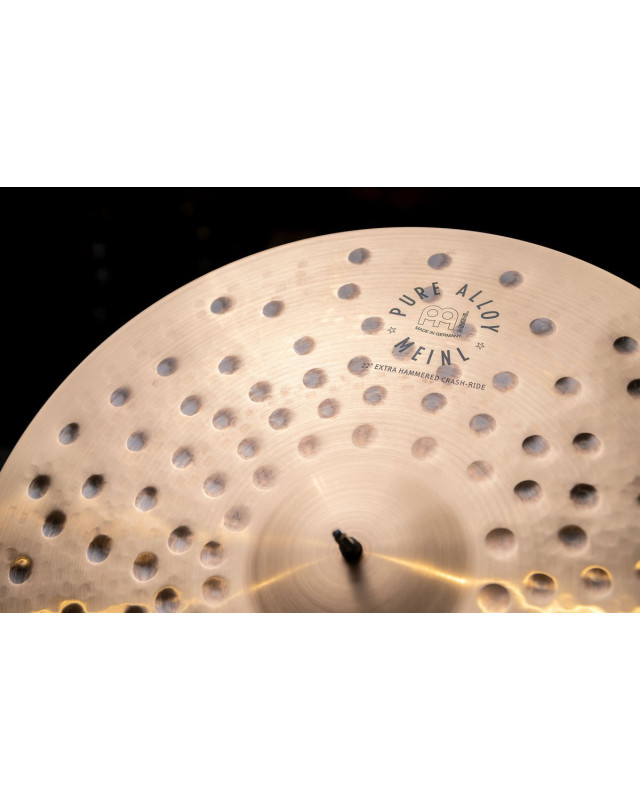 Meinl Cymbals PA22EHCR Pure Alloy Extra Hammered Crash-Ride - 22