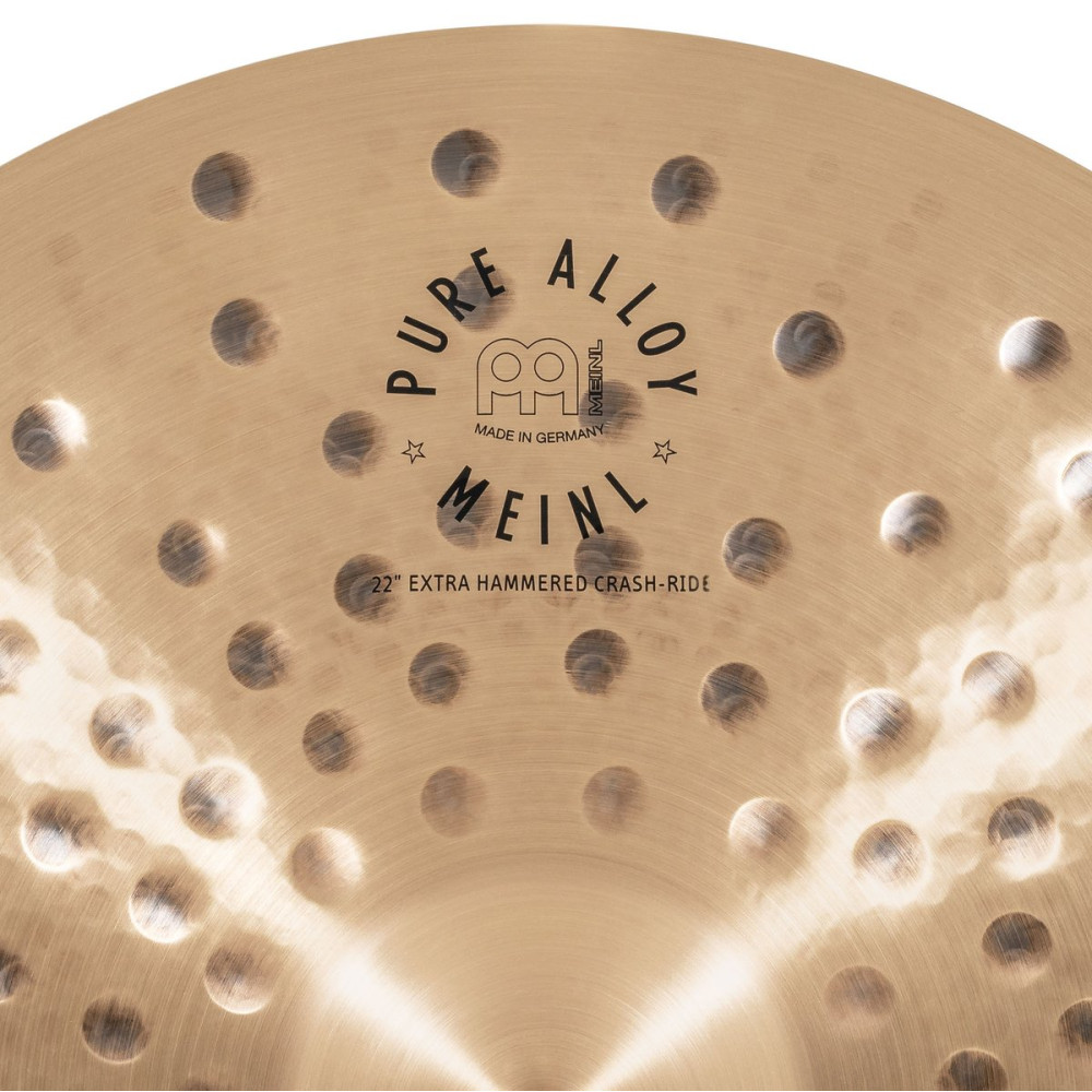 Meinl Cymbals PA22EHCR Pure Alloy Extra Hammered Crash-Ride - 22