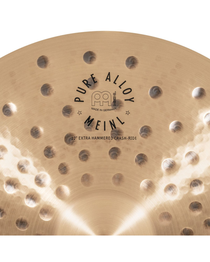 Meinl Cymbals PA22EHCR Pure Alloy Extra Hammered Crash-Ride - 22