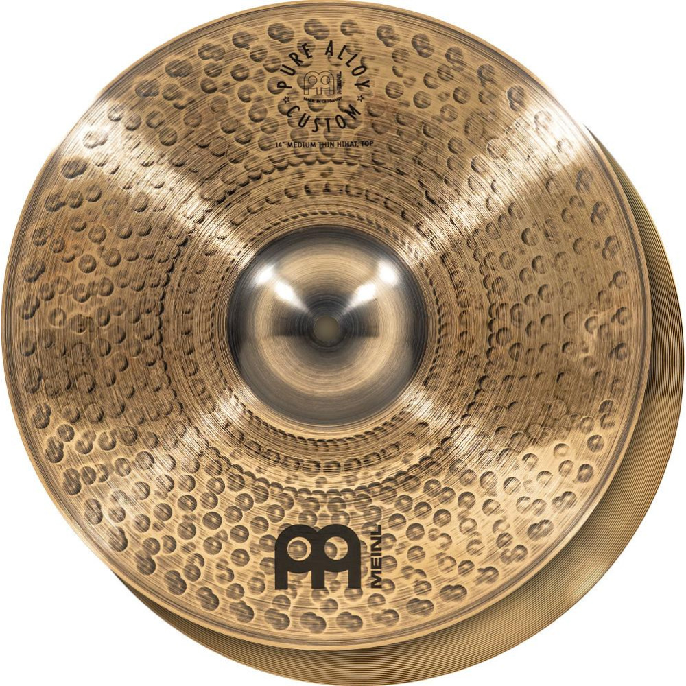 Meinl Cymbals PAC141820 Pure Alloy Custom Cymbal Set - 14” / 18” / 20”